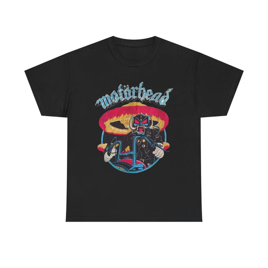 Motorhead Vintage Rock Graphic T Shirt Unisex Heavy Cotton Tee