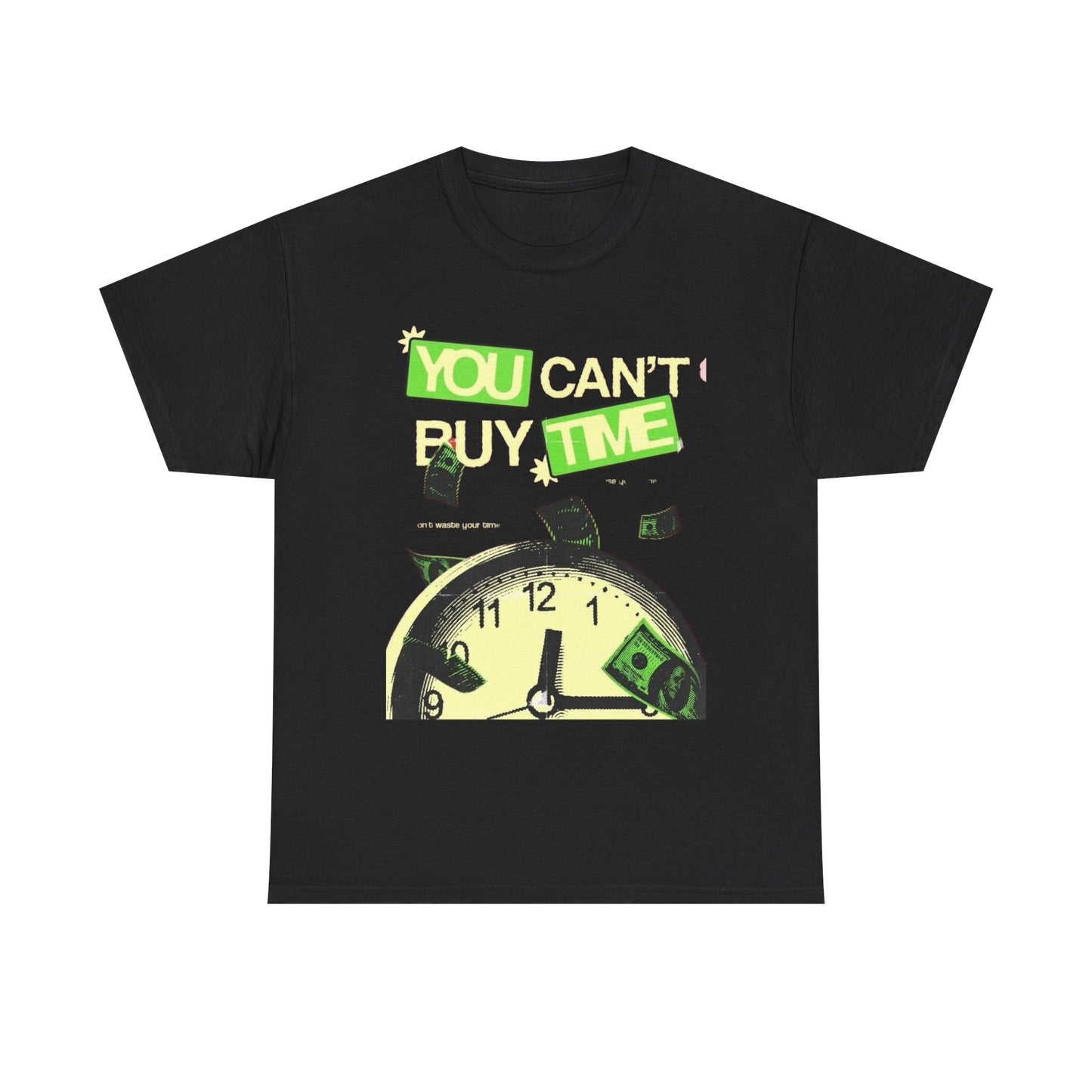 You Can't Buy Time Retro Graphic T Shirt Unisex Heavy Cotton Tee
