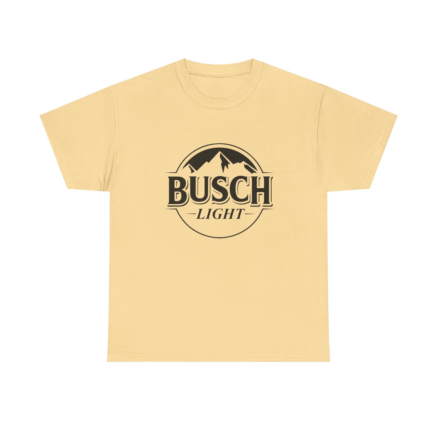 Busch Light Retro Graphic T Shirt Unisex Heavy Cotton Tee NEW