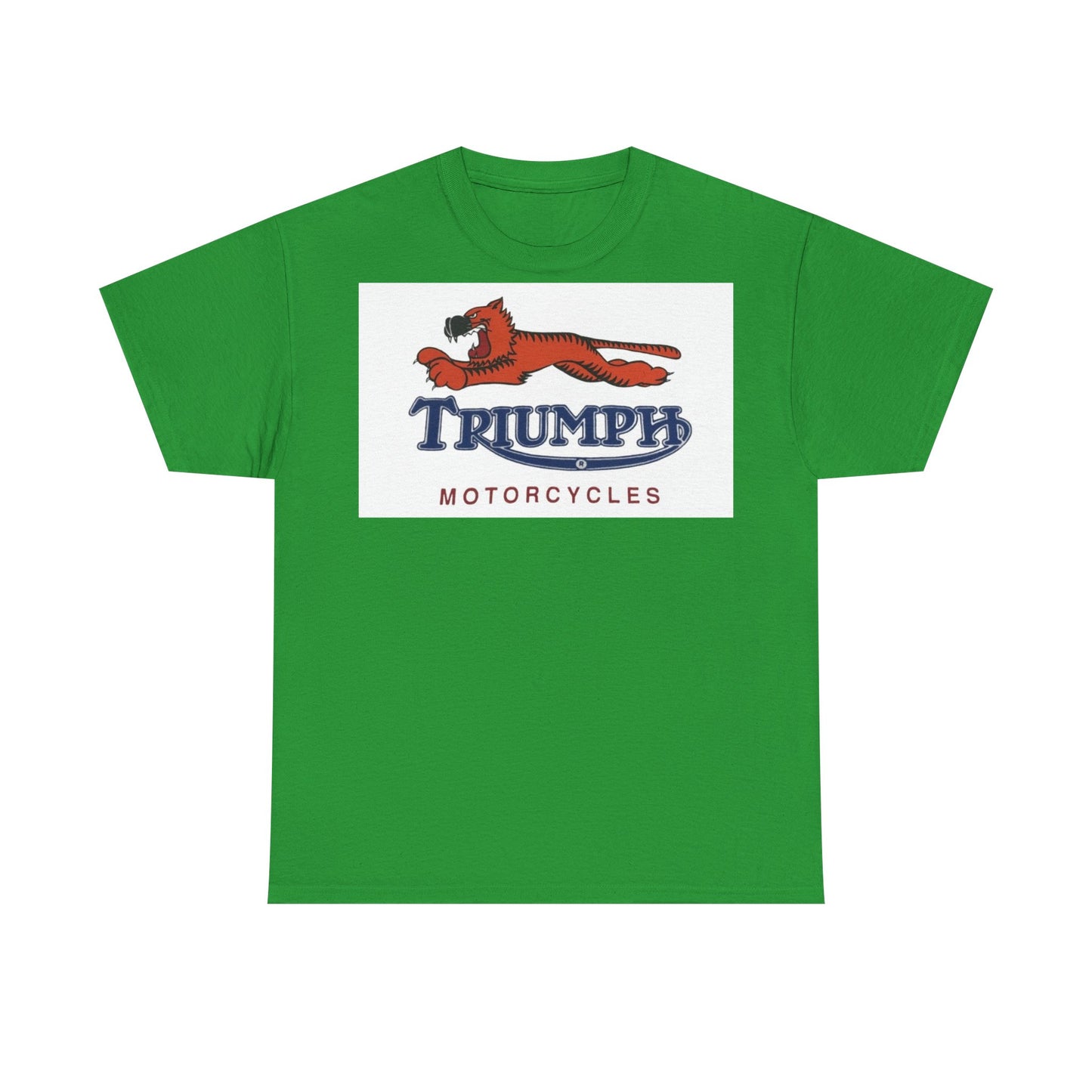 Triumph T-shirt vintage motorcycles nostalgia Tiger Unisex Heavy Cotton Tee