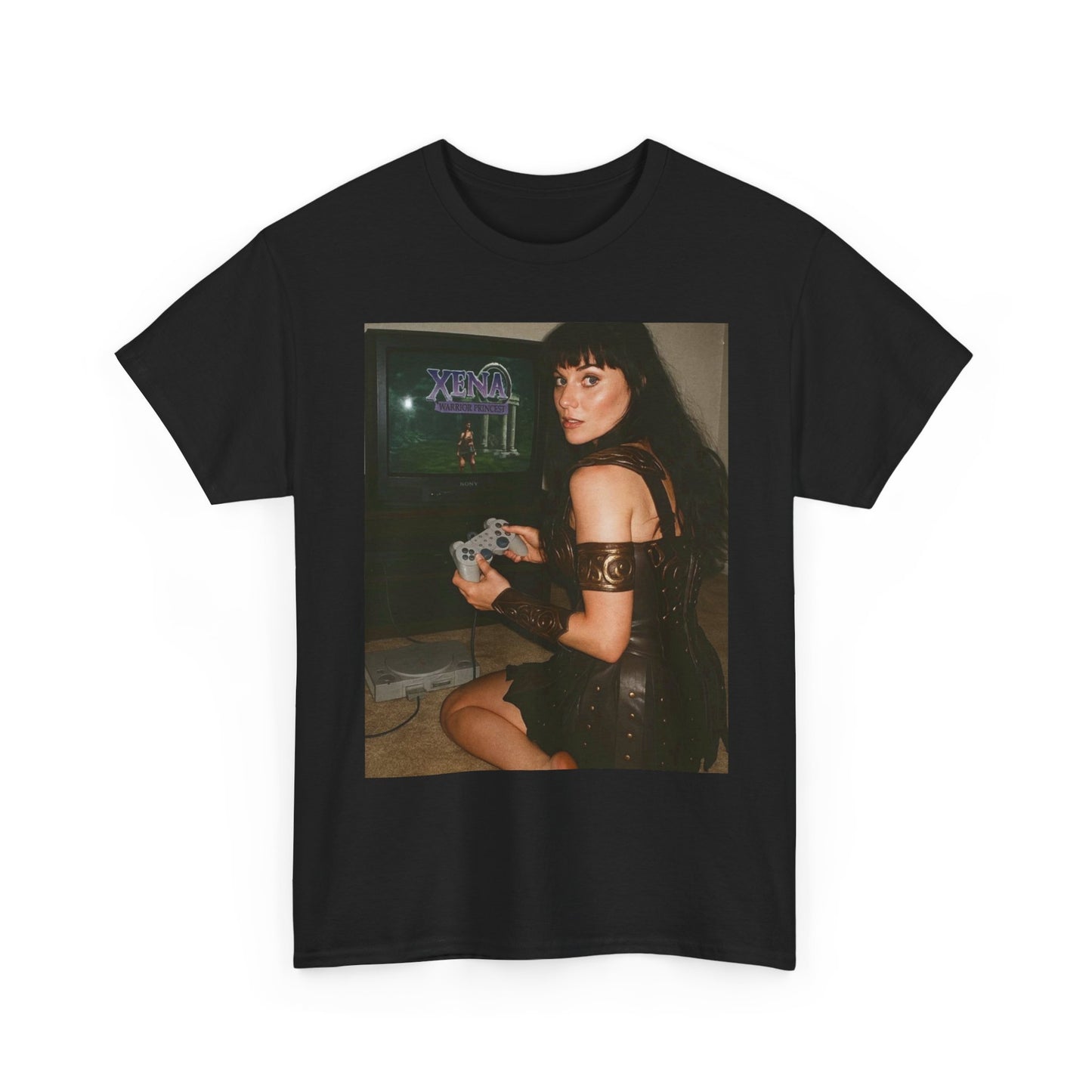 Xena Warrior Princess Graphic T Shirt Vintage Funny Unisex Heavy Cotton Tee