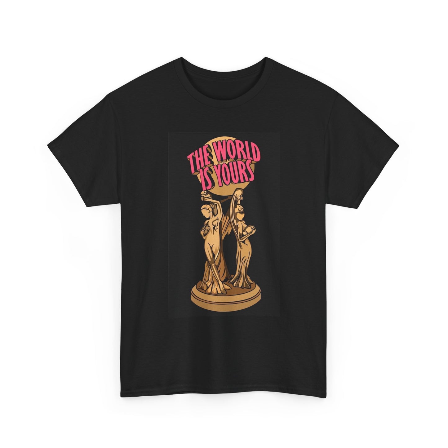 Scarface Graphic T Shirt The World Is Yours Miami Unisex Heavy Cotton Tee