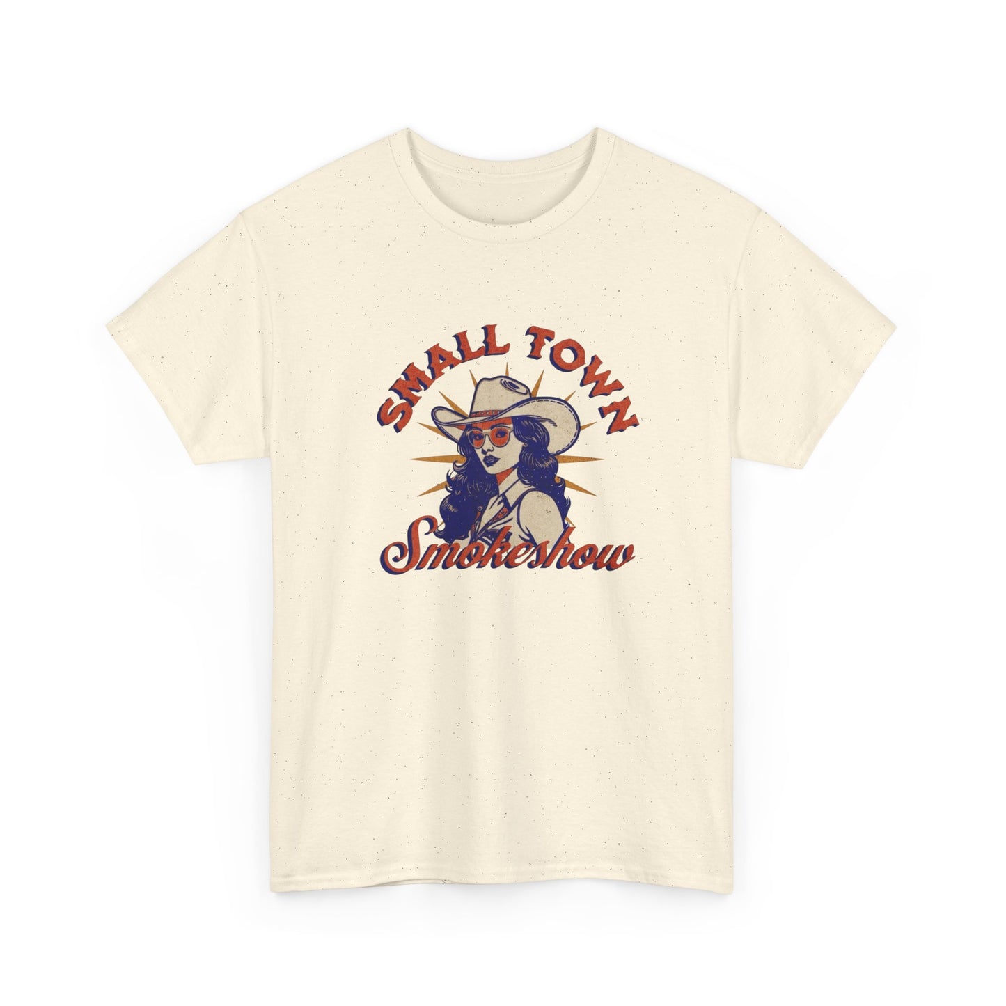 Small Town Smoke show Graphic T Shirt ALL SIZES Tee Unisex Heavy Cotton