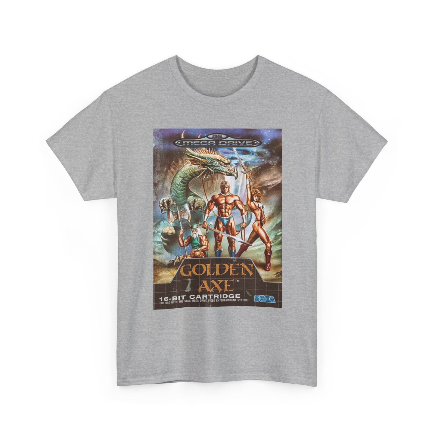 Golden Axe T Shirt Vintage Video Games Retro Unisex Heavy Cotton Tee