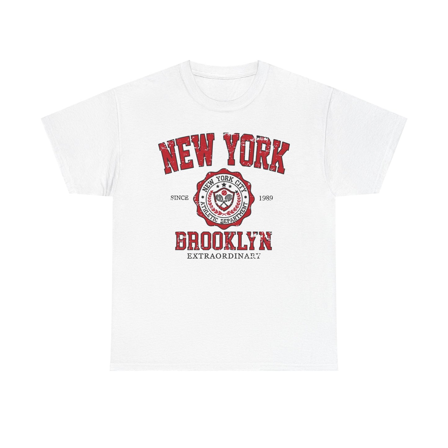 Brooklyn New York Graphic T Shirt Retro NEW Unisex Heavy Cotton Tee