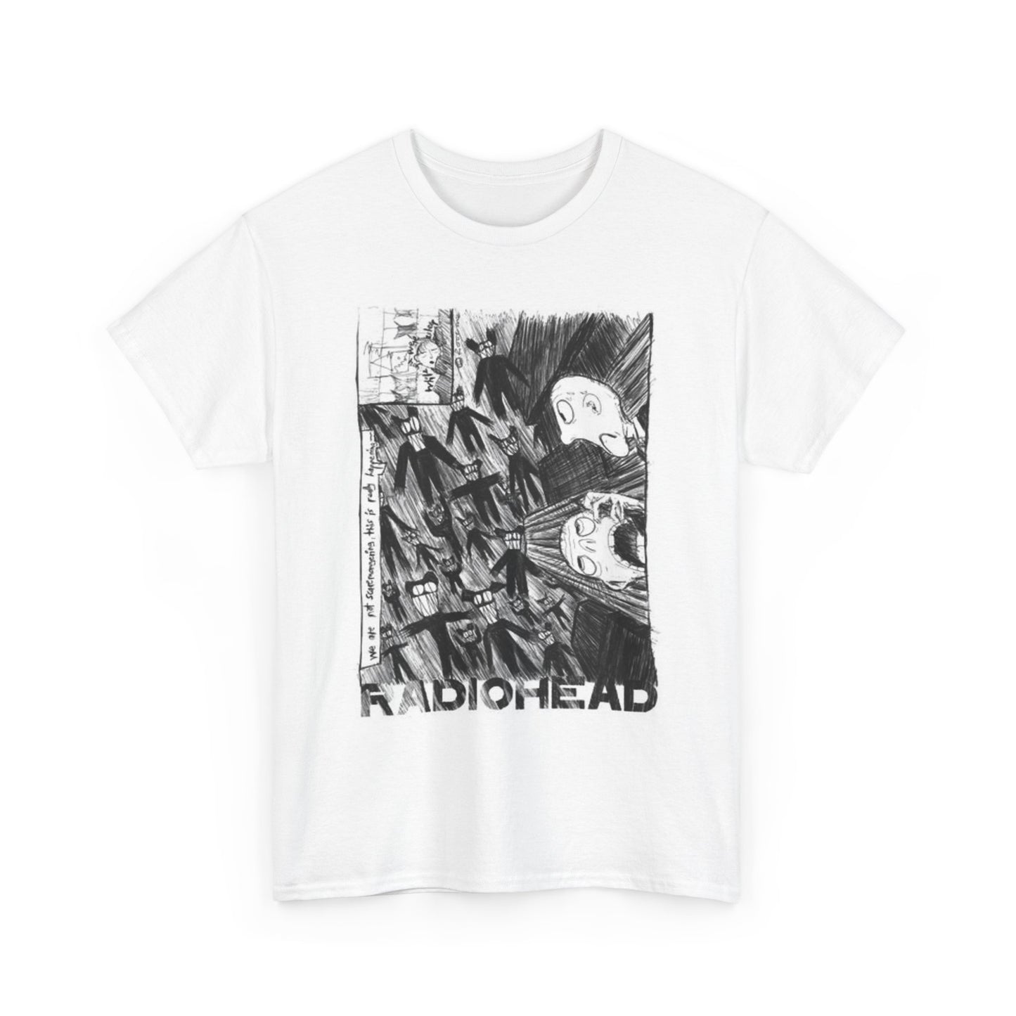 Radiohead Graphic T Shirt Vintage Unisex Heavy Cotton Tee