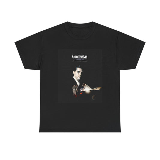 Goodfellas Tshirt Retro 90s Movie Poster Vintage Unisex Heavy Cotton Tee