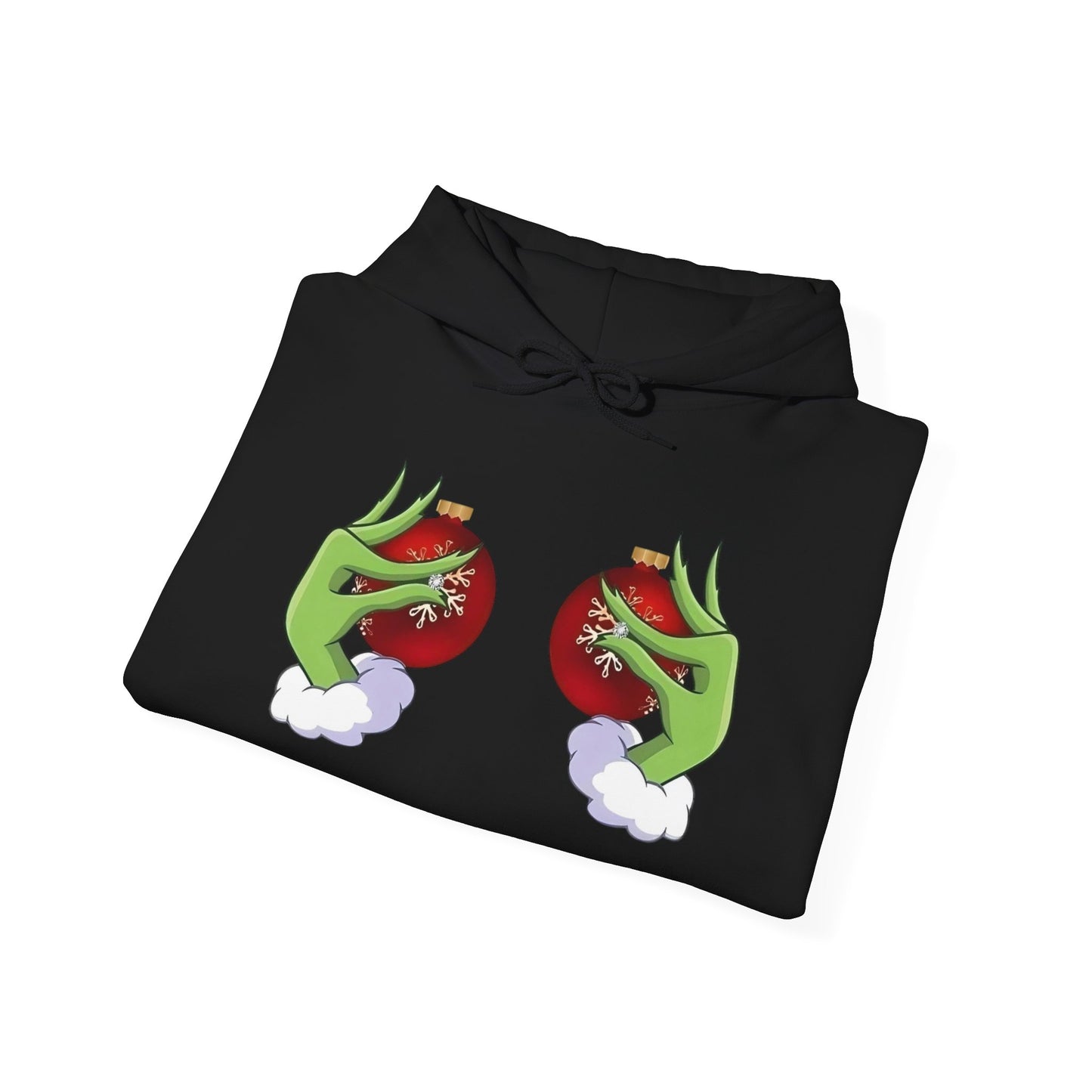 The Grinch Funny Graphic Hoodie Christmas Unisex Heavy Blend™ Hooded Sweatshirt