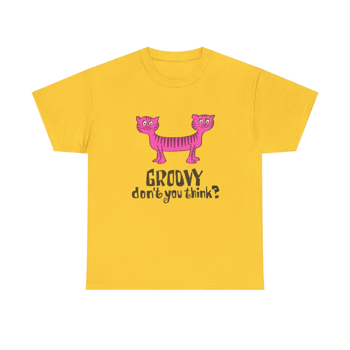 Groovy Don't You Think Retro Graphic T Shirt NEW Adult Tee
