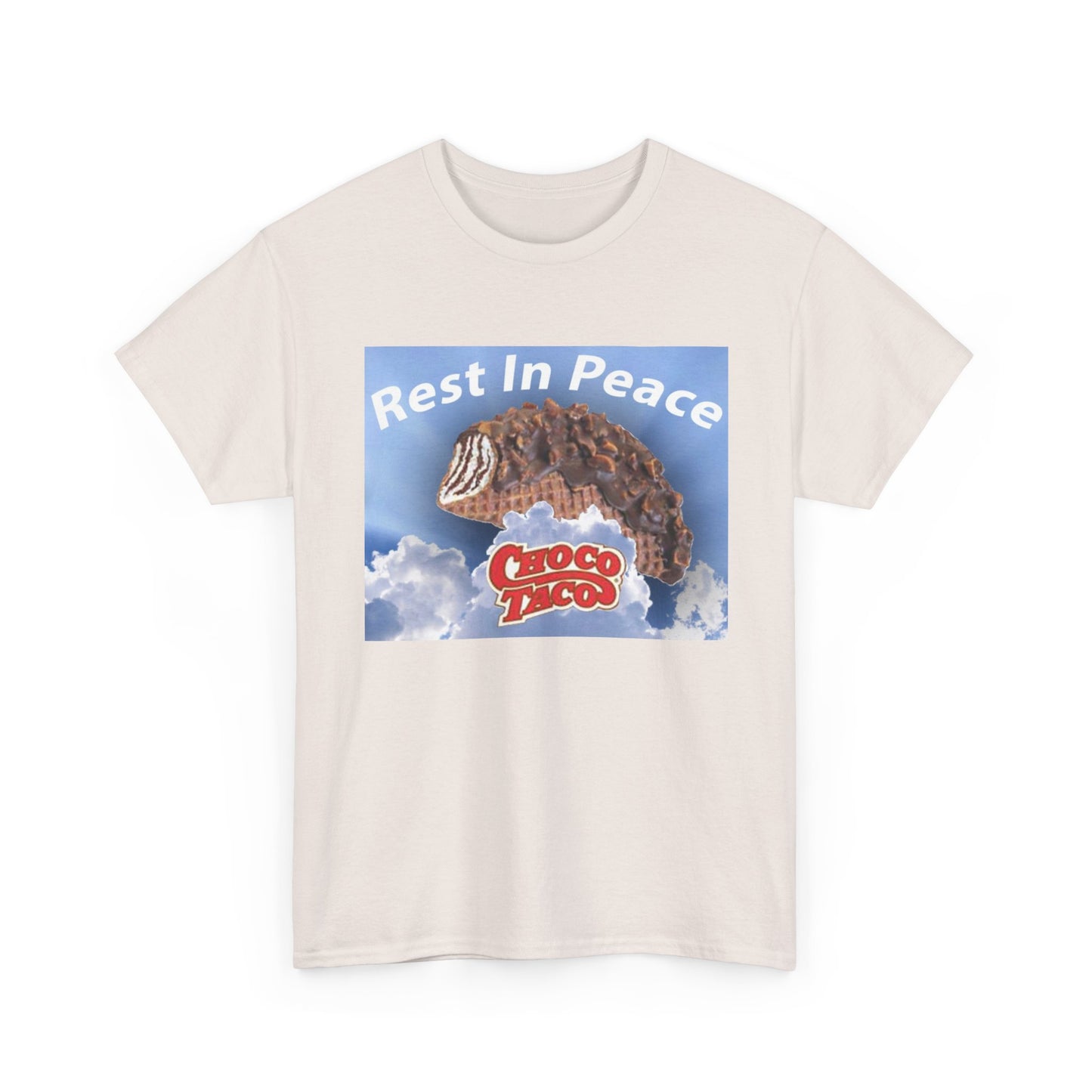 Choco Taco Shirt Funny RIP Ice cream Nostalgic 90s Unisex Heavy Cotton Tee