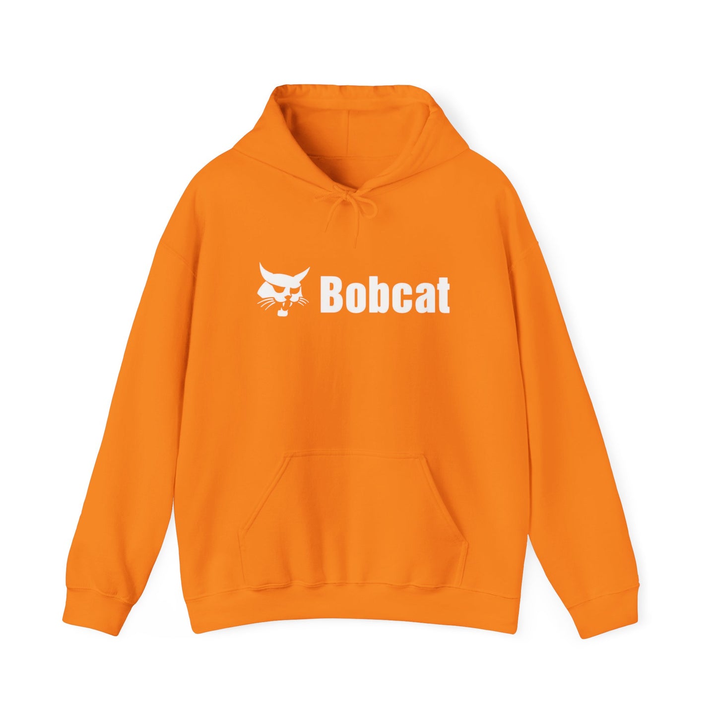 Bobcat Logo Retro Equipment Graphic Hoodie Unisex Heavy Blend™ Hooded Sweatshirt