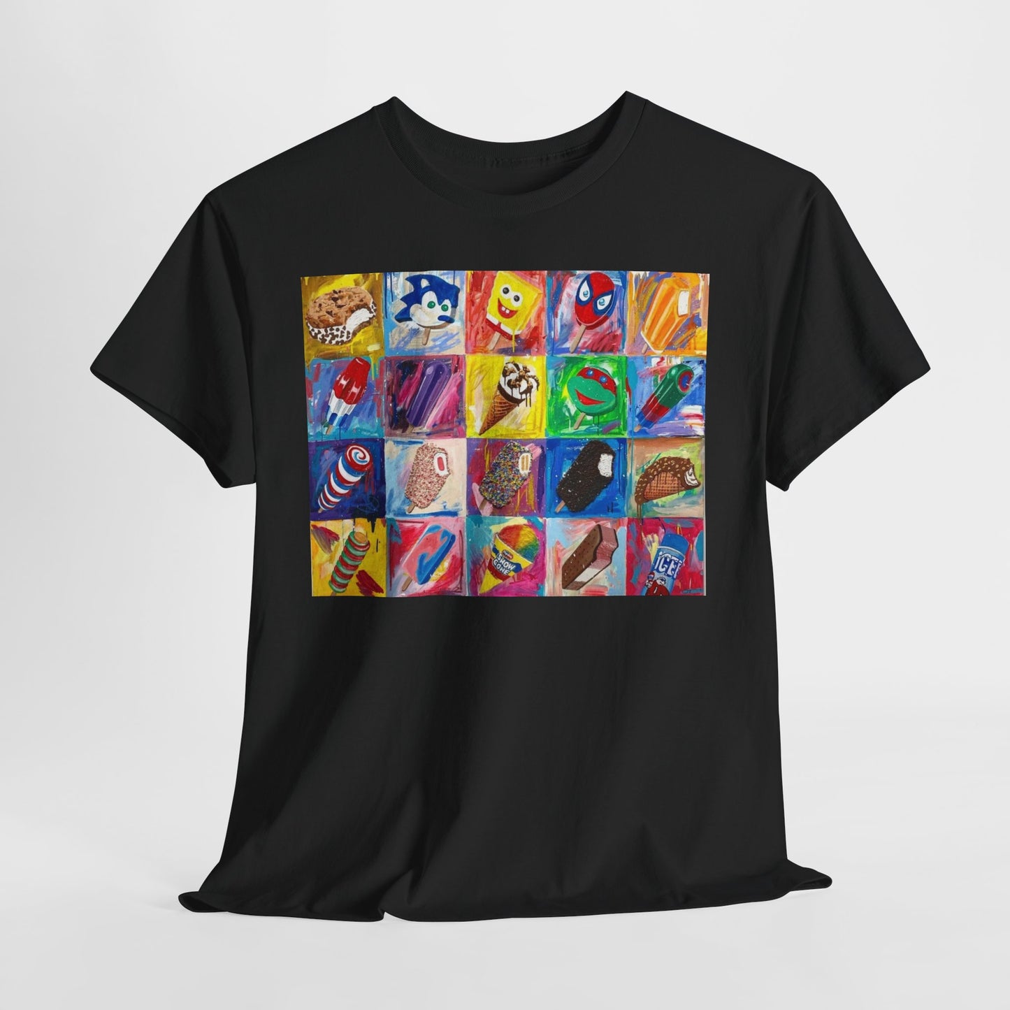 Ice Cream Menu Graphic T Shirt