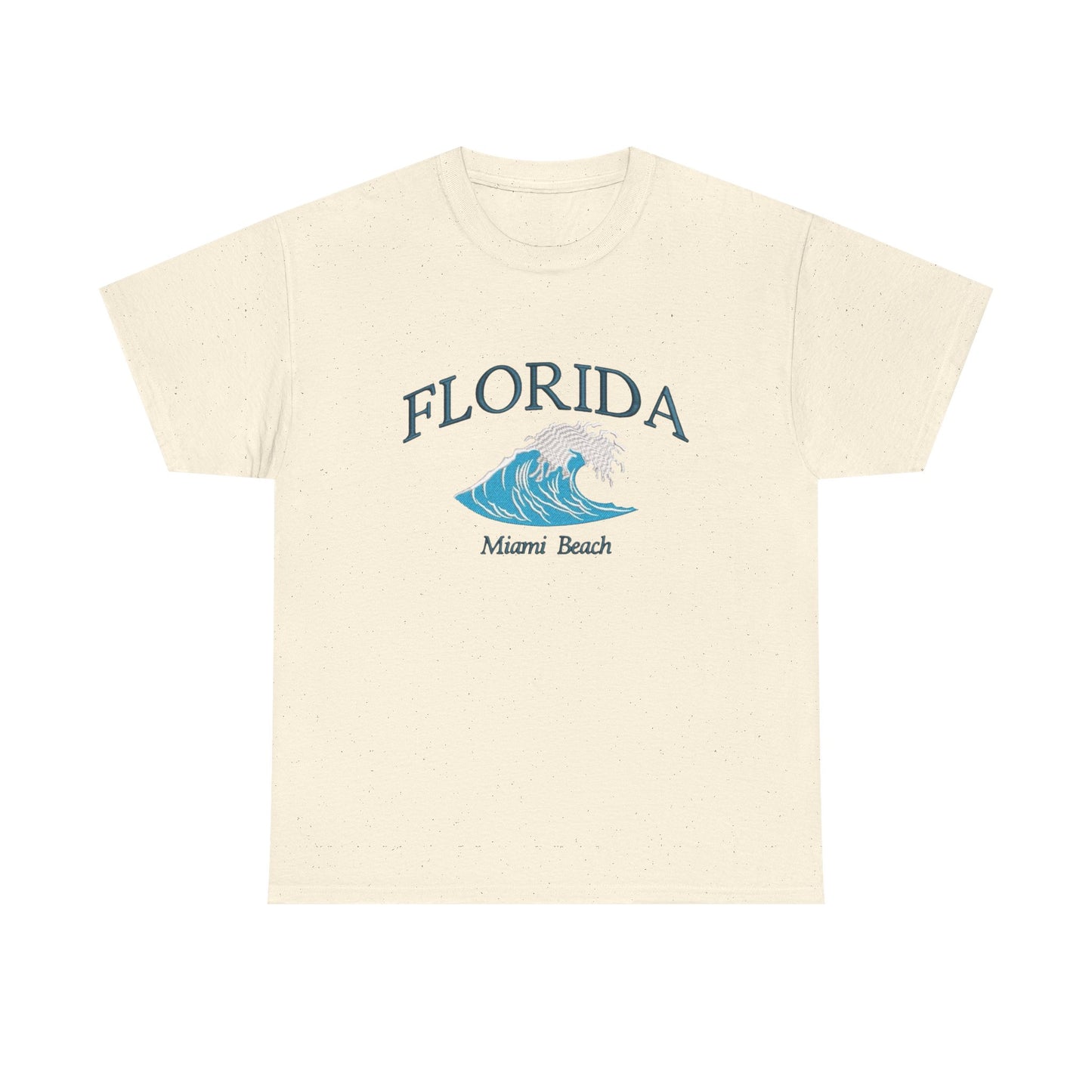 Florida Miami Beach Graphic T Shirt NEW Unisex Heavy Cotton Tee