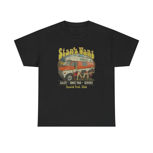 Stans Vans Vintage T Shirt Graphic Unisex Heavy Cotton Tee NEW GIFT