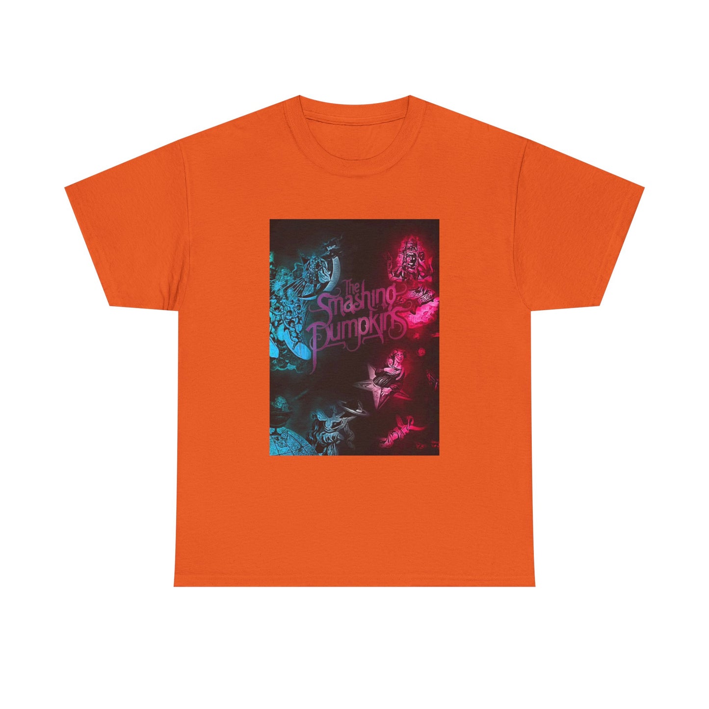 The Smashing Pumpkins Tshirt Vintage Merch Neon Unisex Heavy Cotton Tee