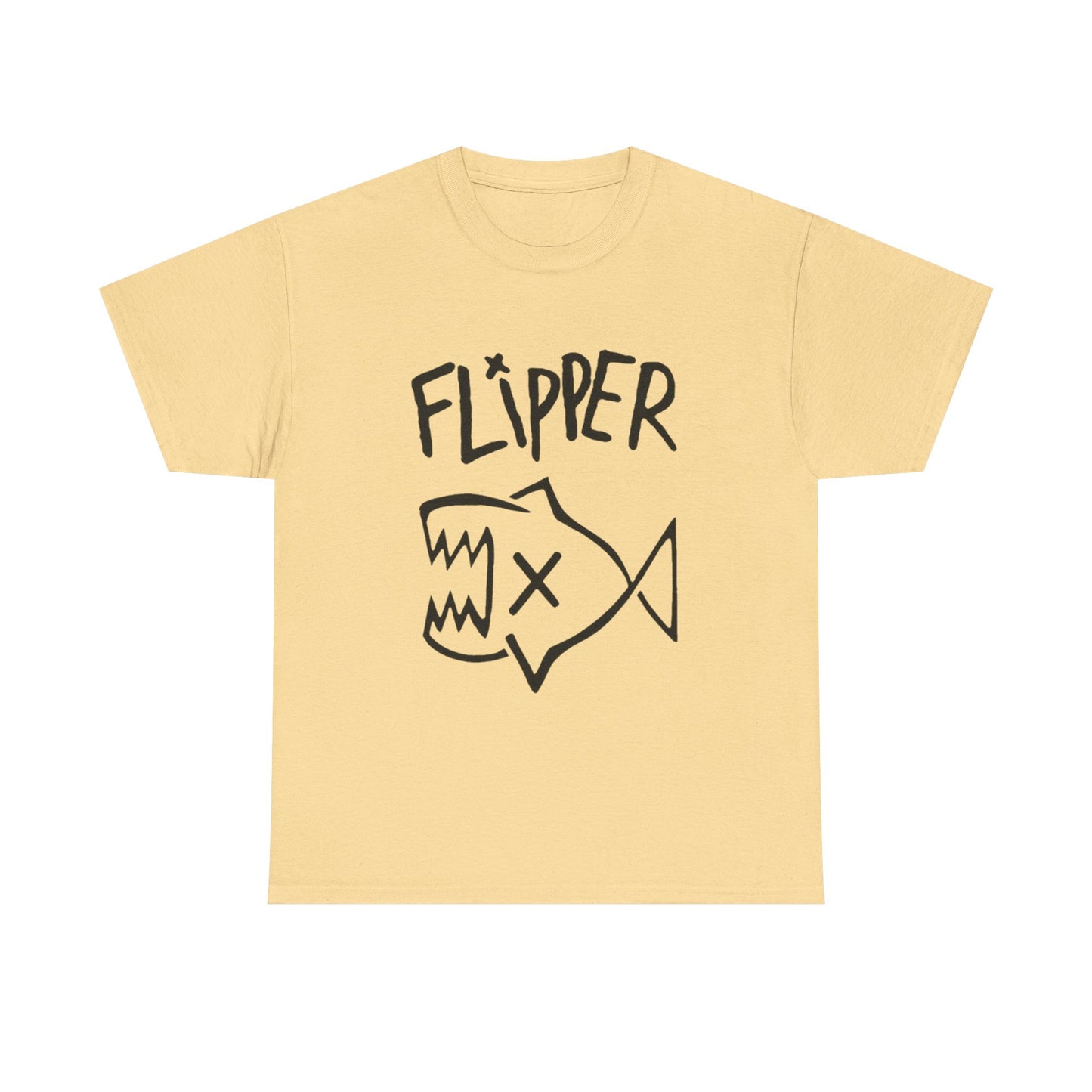 Flipper Graphic T Shirt Unisex Heavy Cotton Tee