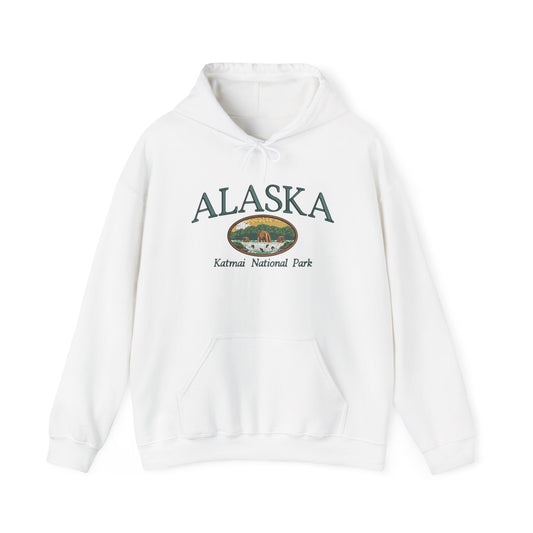 Alaska National Parks Graphic Hoodie Heavy Blend Sweatshirt NEW