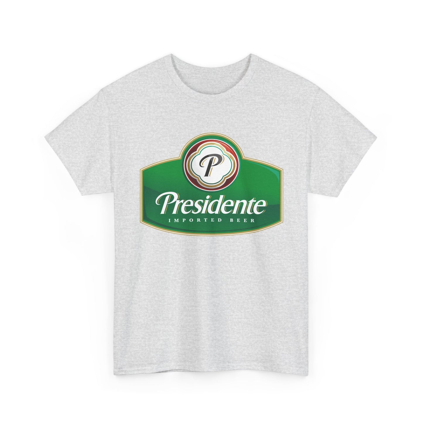 Presidente Beer Logo Shirt Retro Poster Unisex Heavy Cotton Tee