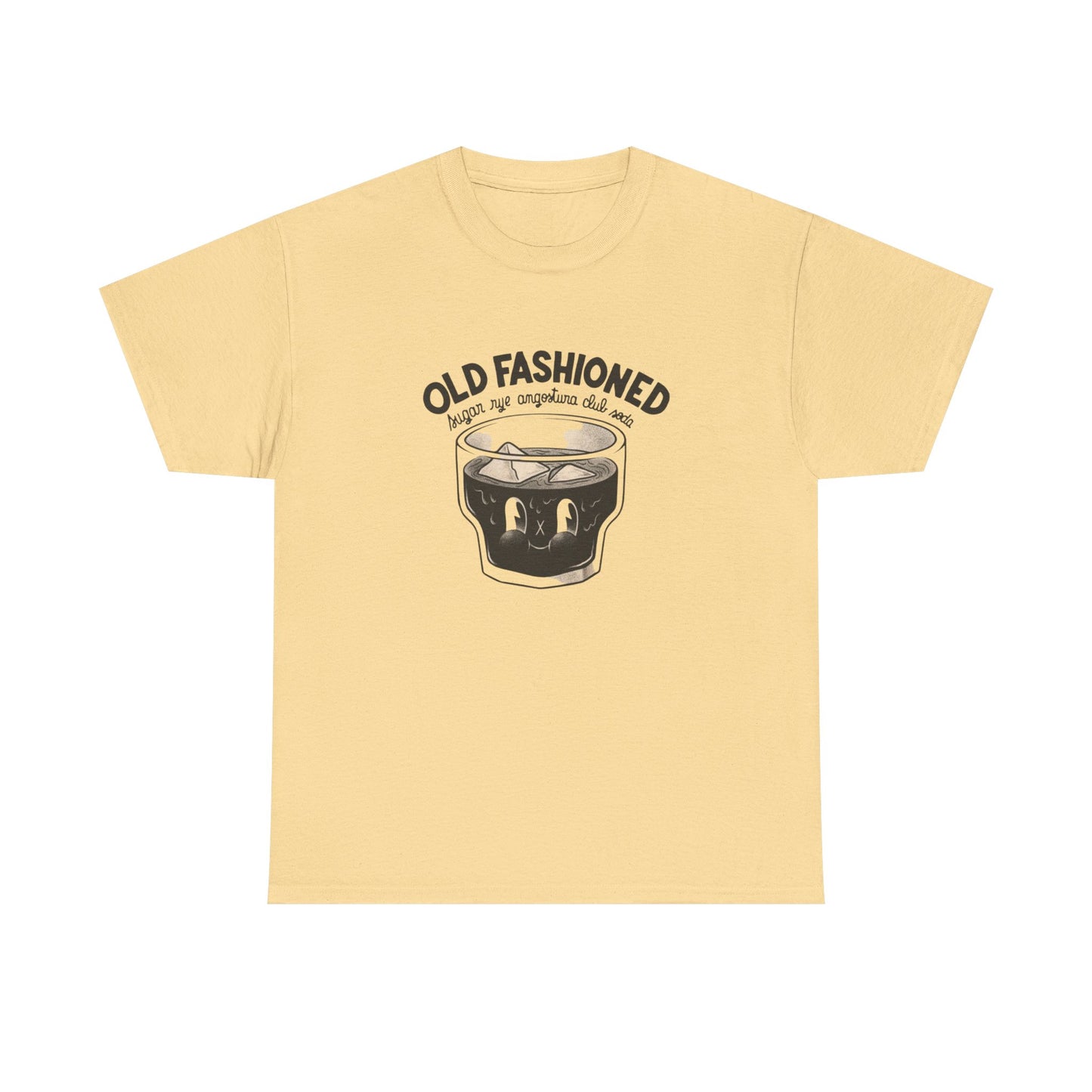 Old Fashioned Whiskey Graphic T Shirt ADULT NEW