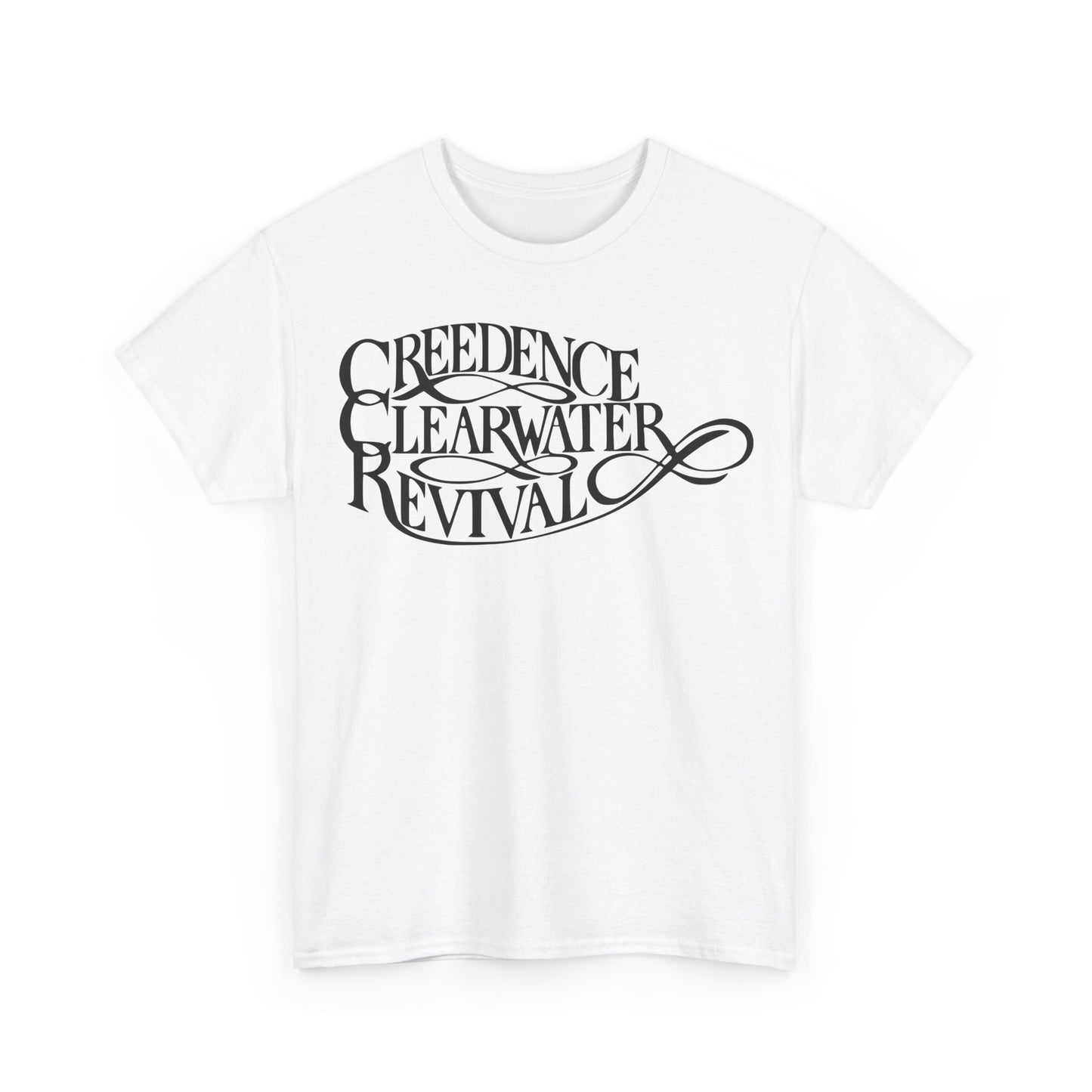 Creendence Clearwater revival T-shirt vintage art retro Unisex Heavy Cotton Tee