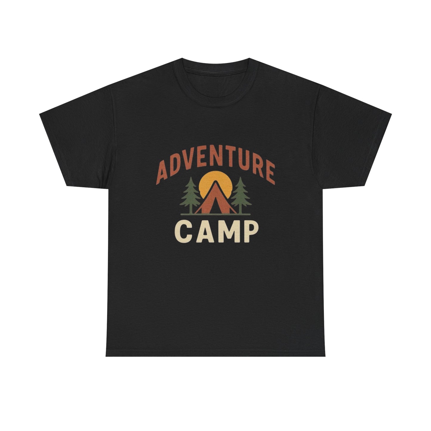 Adventure Camp Graphic T Shirt Unisex Heavy Cotton Tee