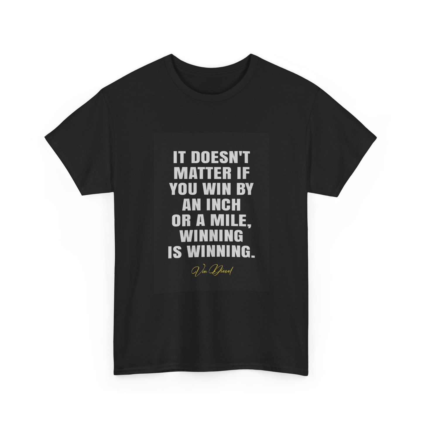 Fast and The Furious Tshirt Quote Street Racing jdm Unisex Heavy Cotton Tee