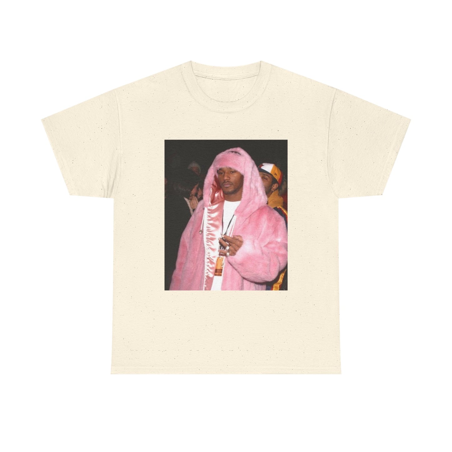 Camron diplomats T-shirt vintage pink fur coat graphic Rap Unisex Heavy Cotton