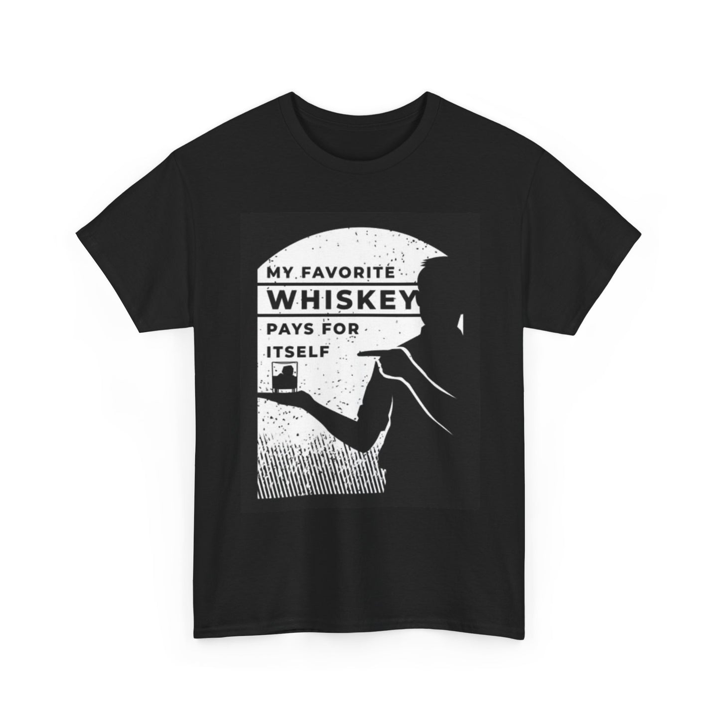 My Favorite Whiskey T Shirt Funny Gift Whiskey Lover Unisex Heavy Cotton Tee