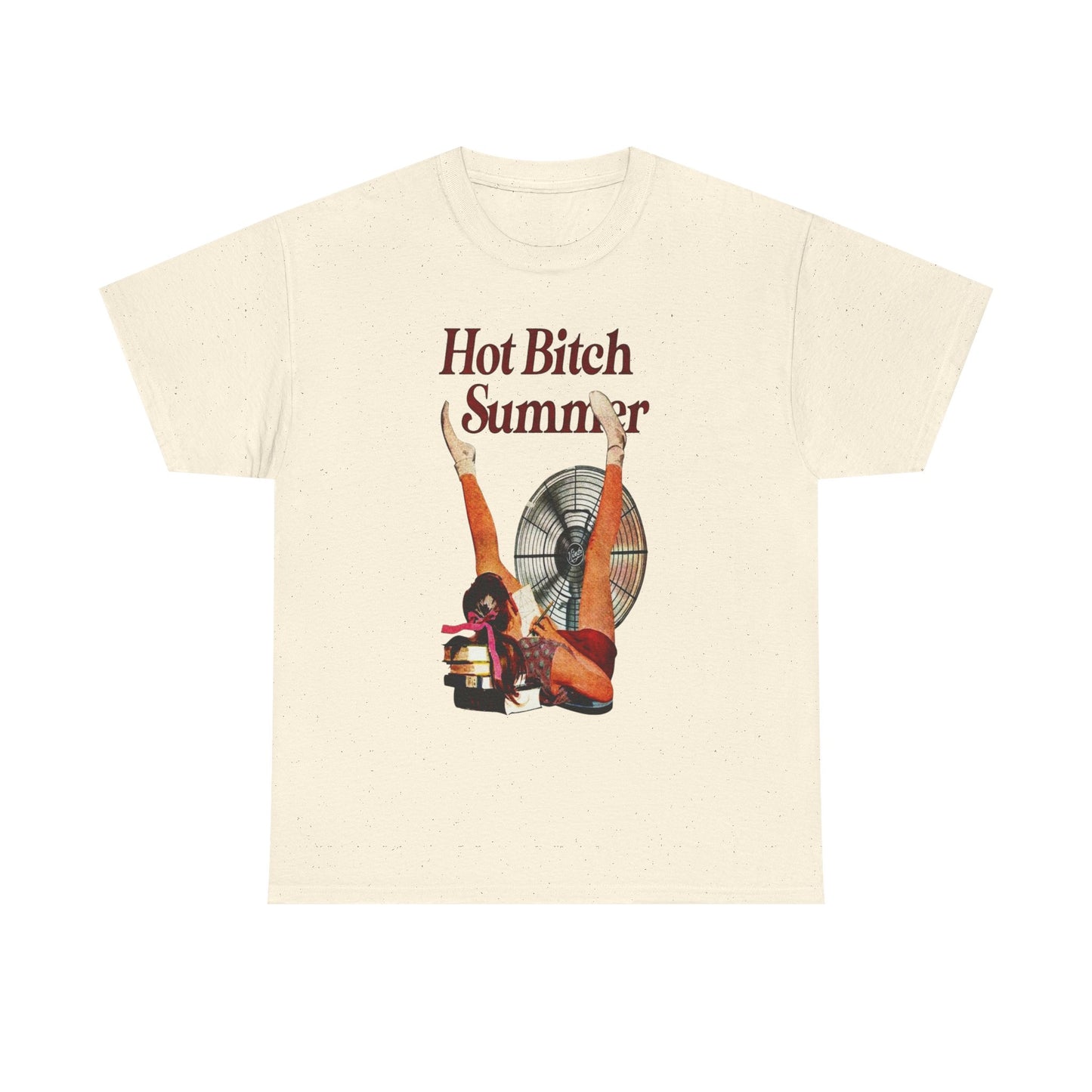 Hot Bitch Summer Graphic T-Shirt Womens Comfy Cotton Tee NEW