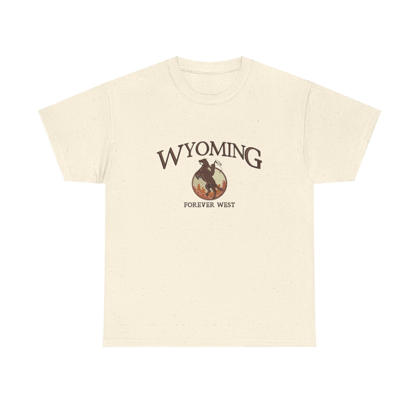 Wyoming Forever West Graphic T Shirt NEW Unisex Heavy Cotton Tee