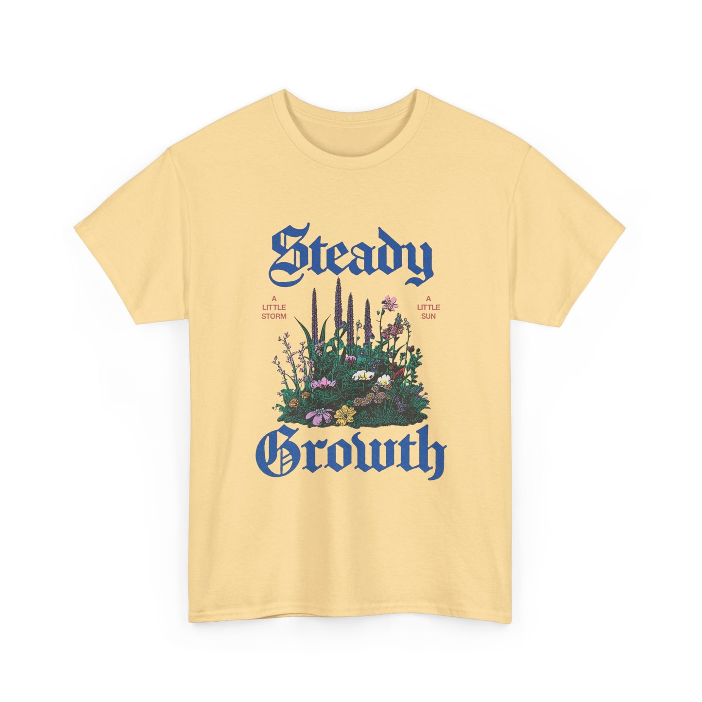 Steady Growth Graphic T Shirt Unisex Heavy Cotton Tee