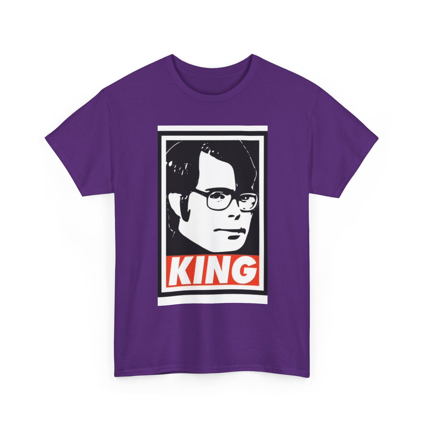 Stephen King Shirt Retro Poster Horror Funny Gift Scary Unisex Heavy Cotton Tee