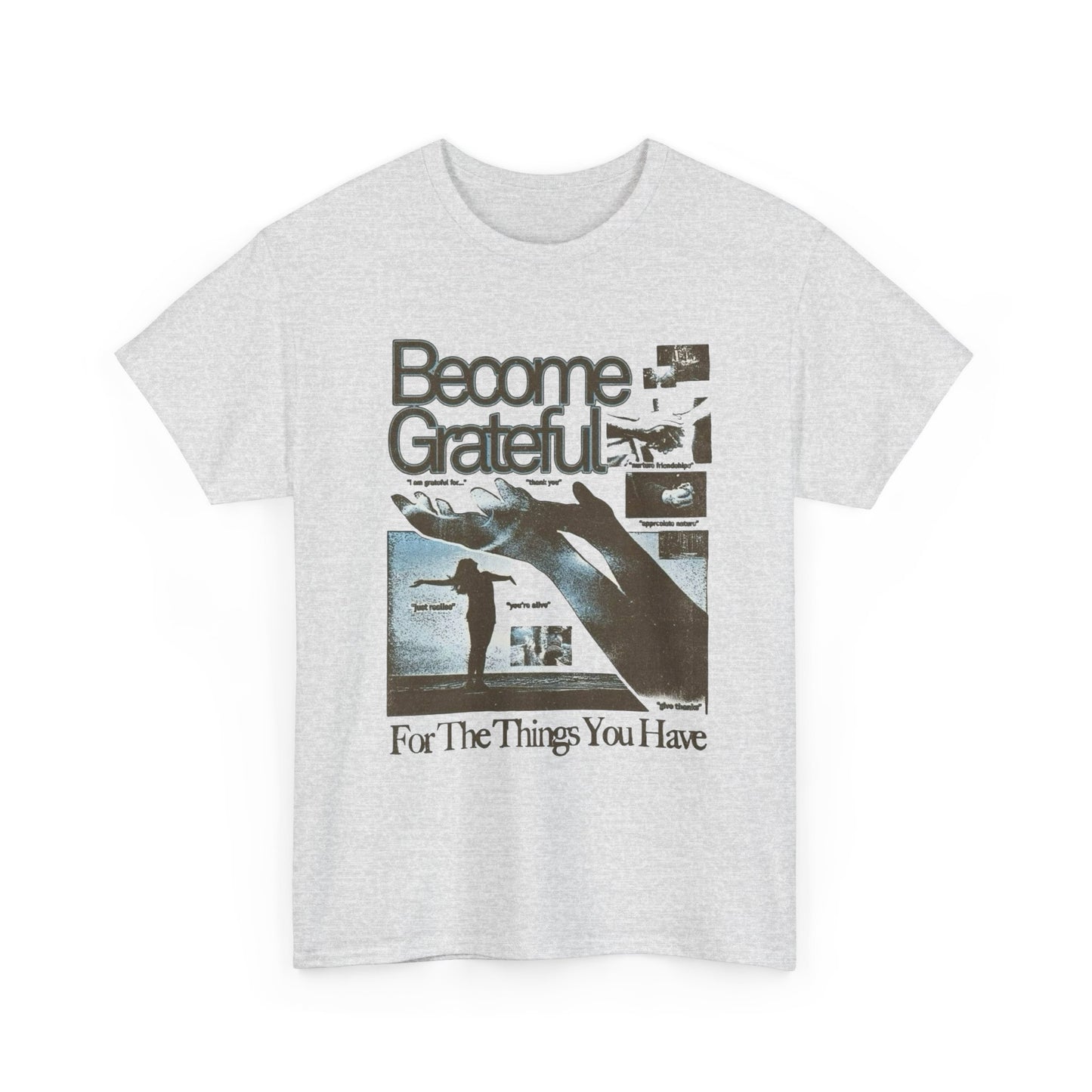 Become Grateful Graphic T Shirt Unisex Gift New AMERICAN VINTAGE