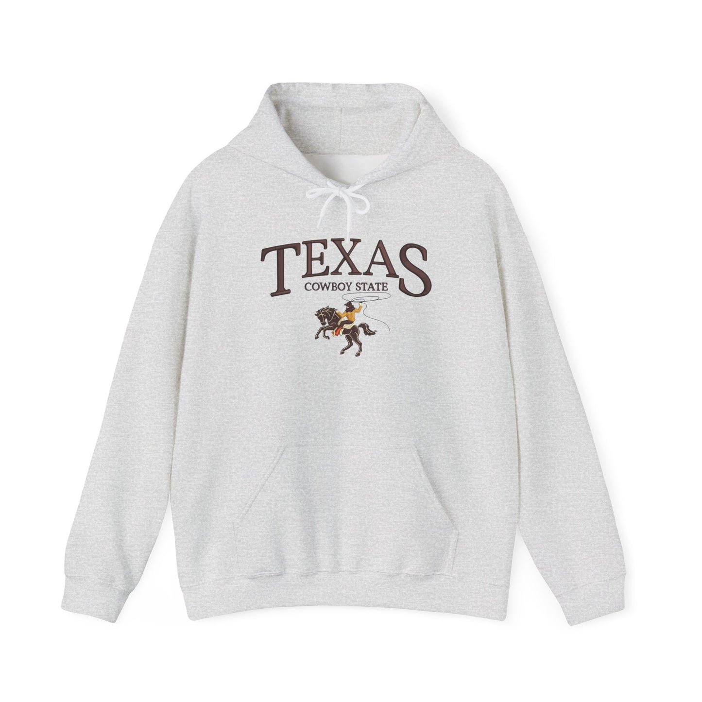 Texas Cowboy State Graphic Hoodie NEW Heavy Blend™ Hooded Sweatshirt