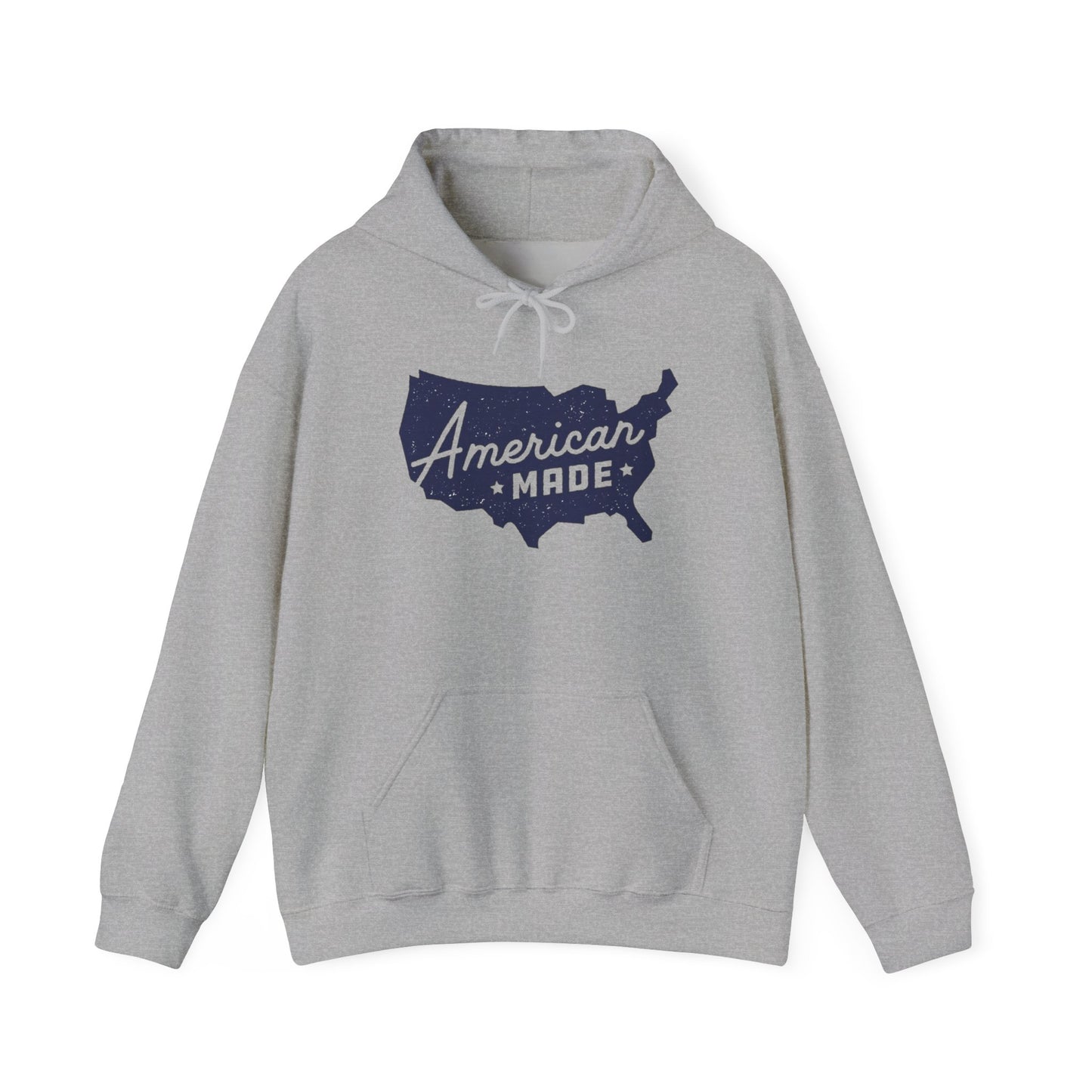 American Made State Graphic Hoodie Unisex Heavy Blend™ Hooded Sweatshirt