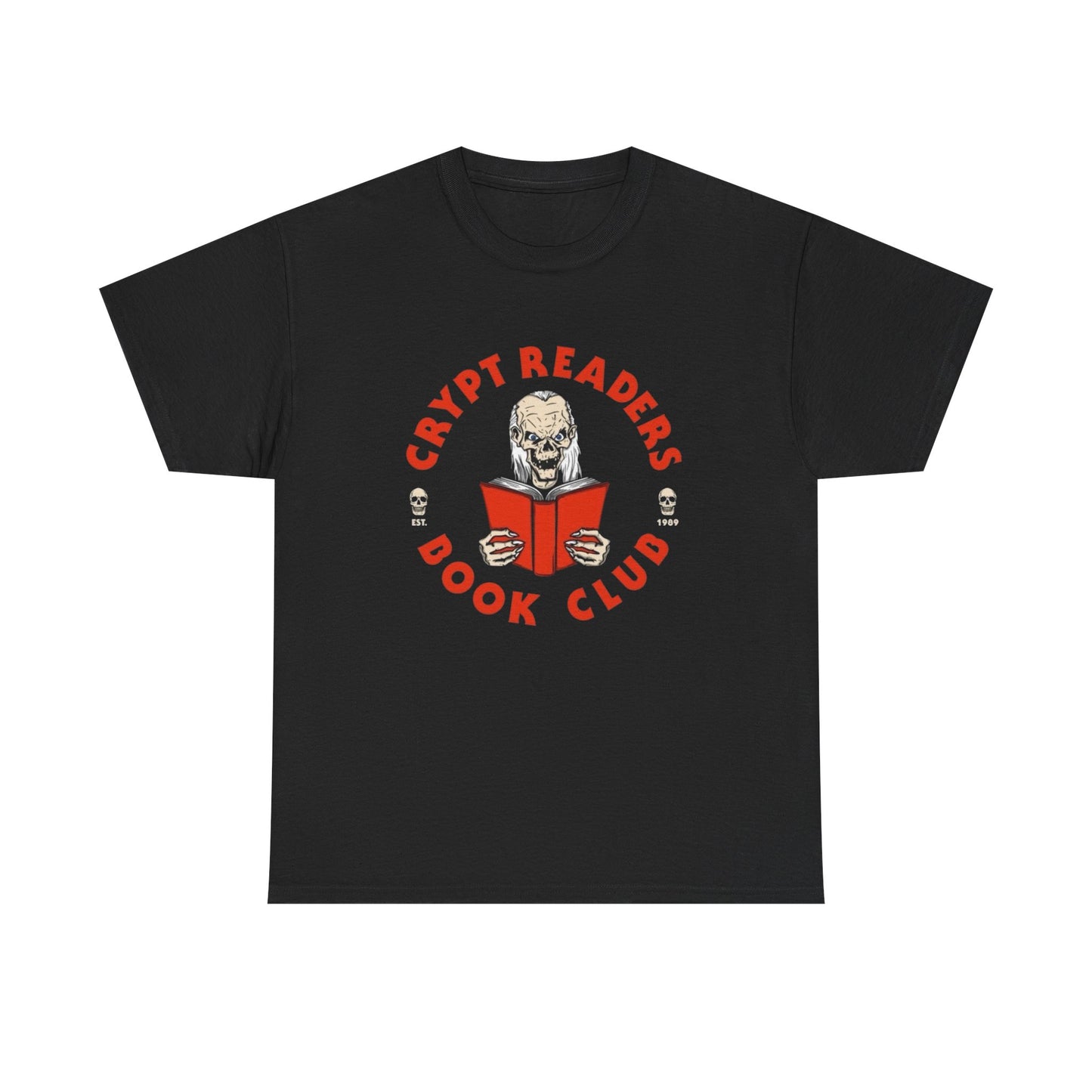 Crypt Readers Book Club Graphic T Shirt NEW Unisex Heavy Cotton Tee