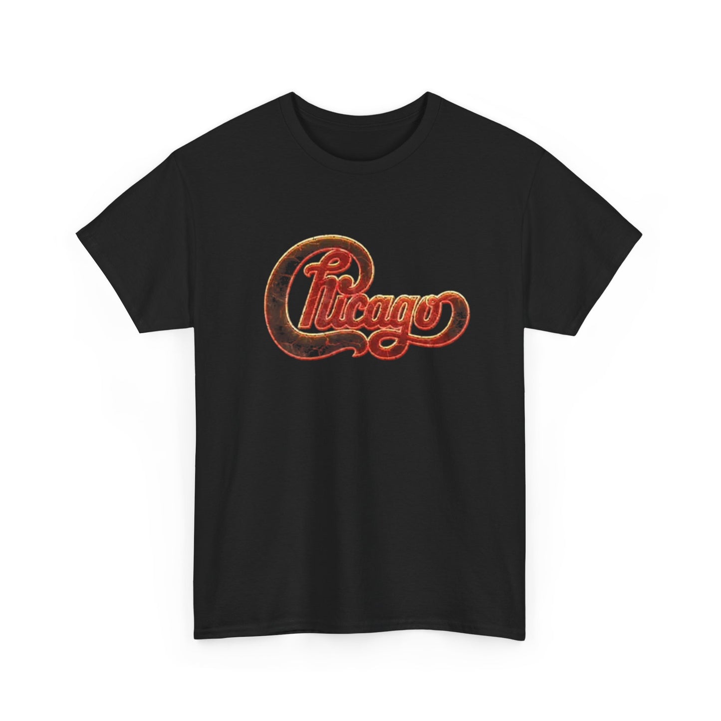 Chicago Graphic T Shirt Vintage Rock Merch Retro Unisex Heavy Cotton Tee