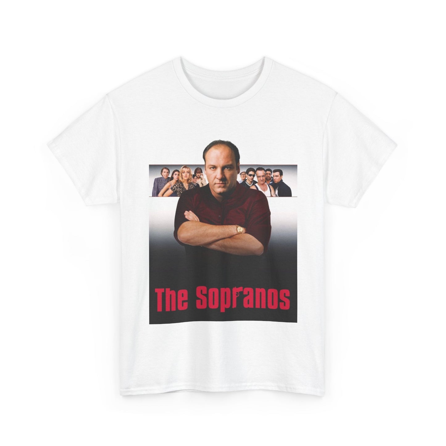 The Sopranos Tshirt Vintage Retro Italian Tv Series NY Unisex Heavy Cotton Tee