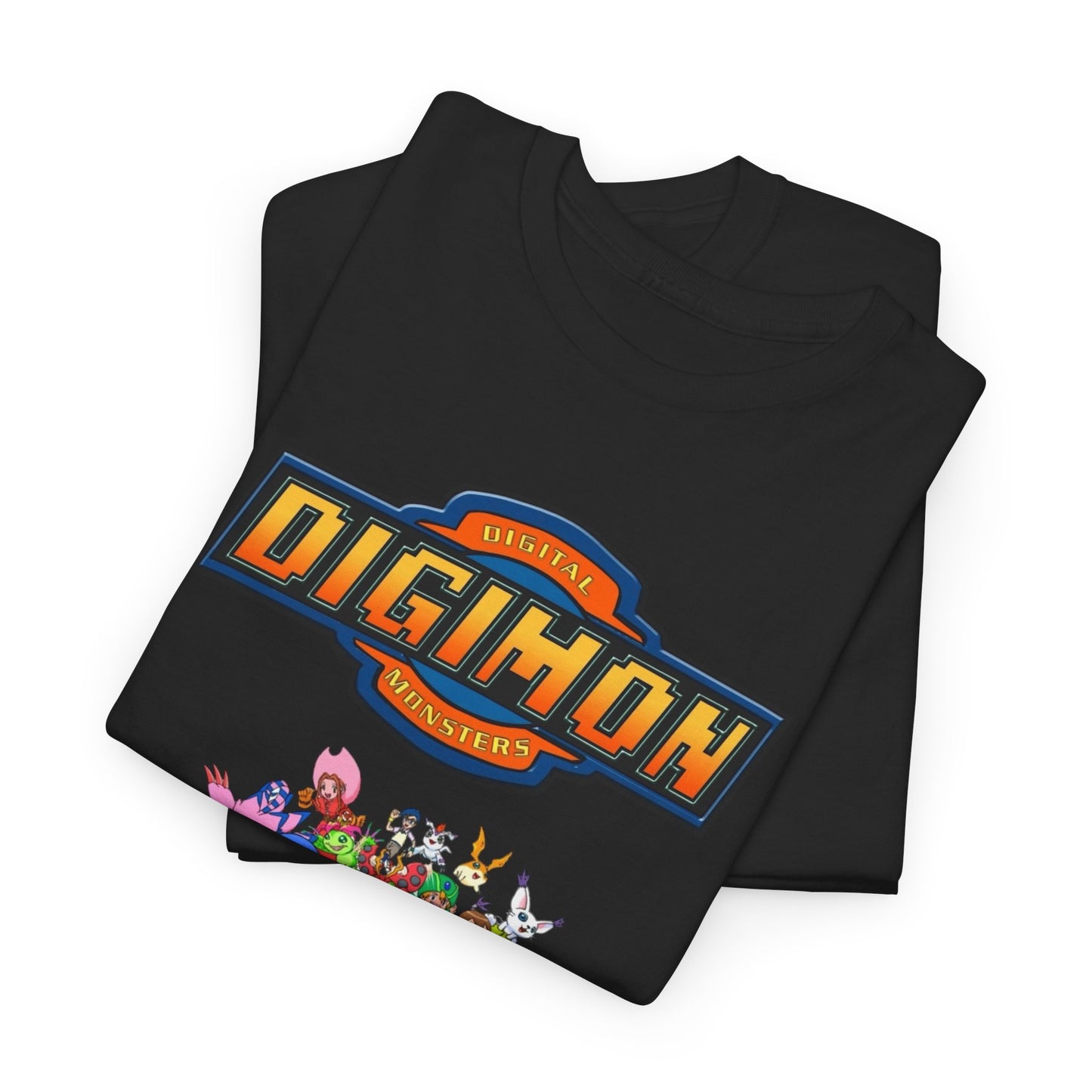 Digimon Retro 90's Kids Vintage Graphic T Shirt Unisex Heavy Cotton Tee