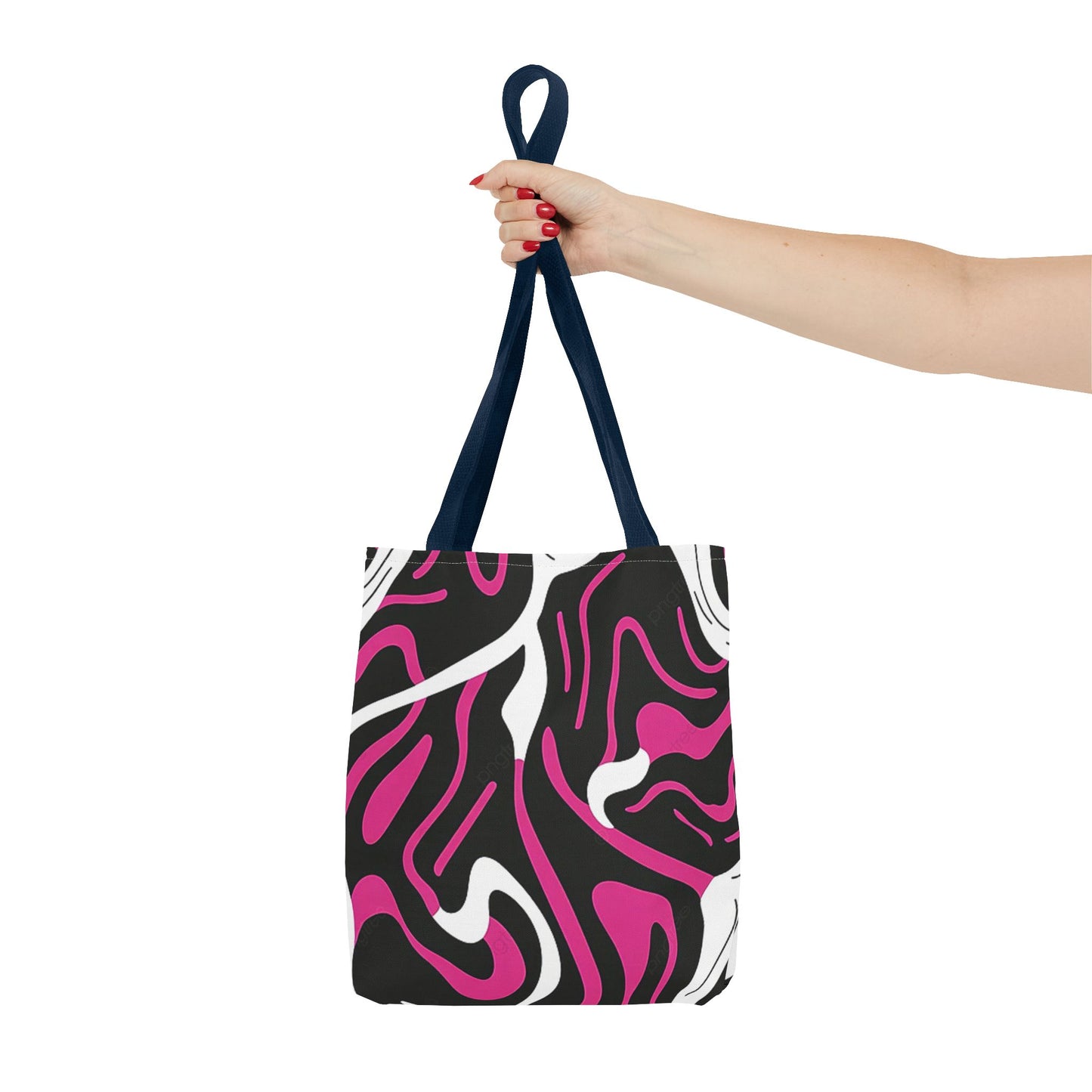 Pink And Black BRAND NEW Modern Purse - Pocketbook - Travel Tote Bag (AOP)