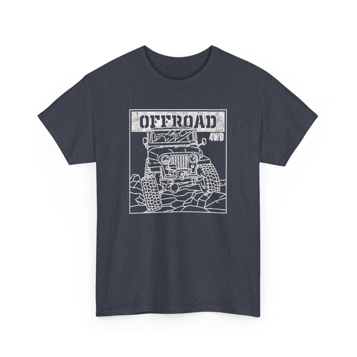 Offroad 4wd Retro Trailboss Graphic T Shirt NEW Unisex Heavy Cotton Tee