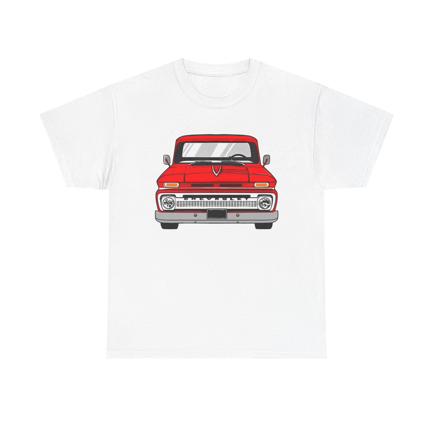 60's Chevy Pickup Retro Graphic T Shirt Unisex Heavy Cotton Tee NEW
