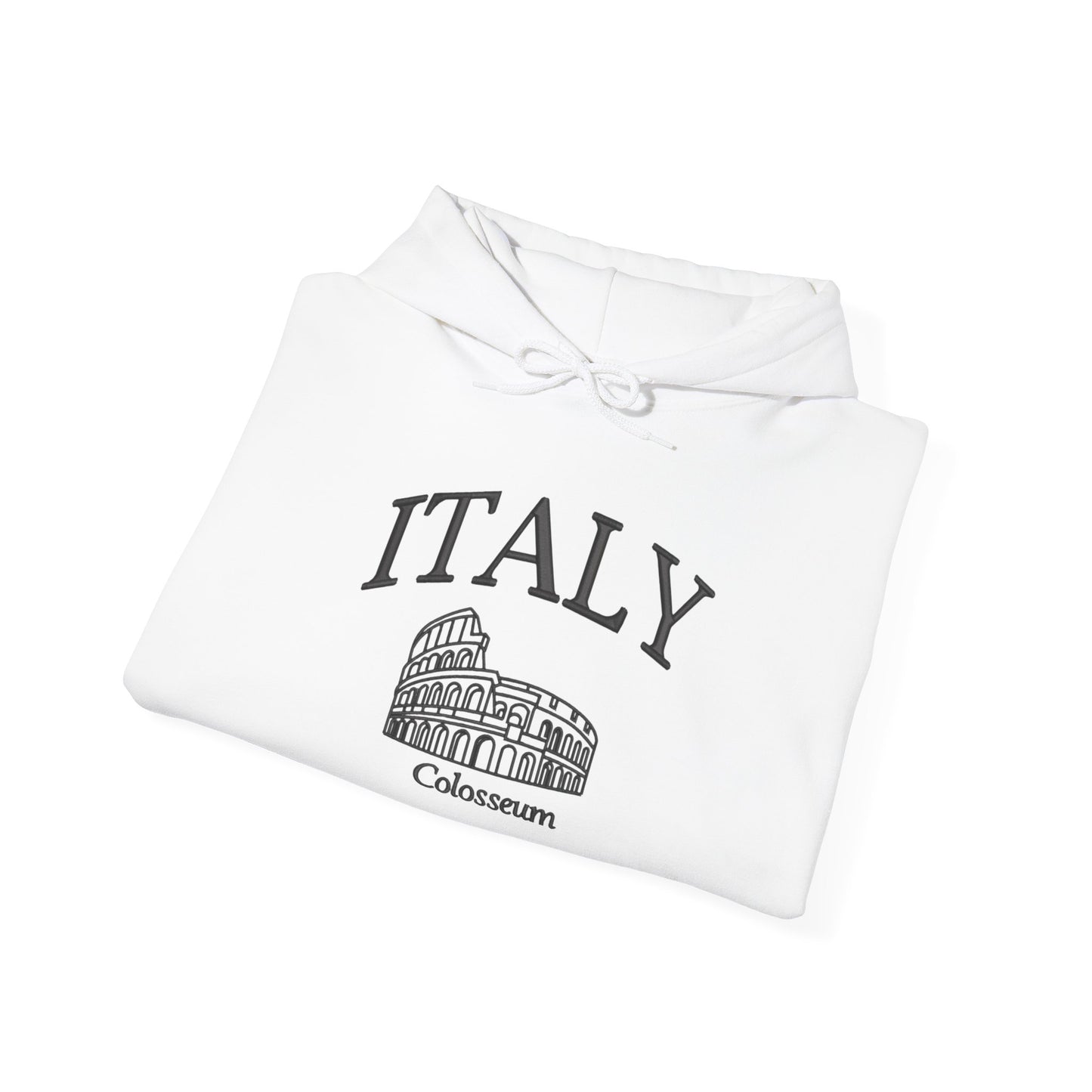 Italy Colosseum Graphic Hoodie Heavy Blend Sweatshirt NEW
