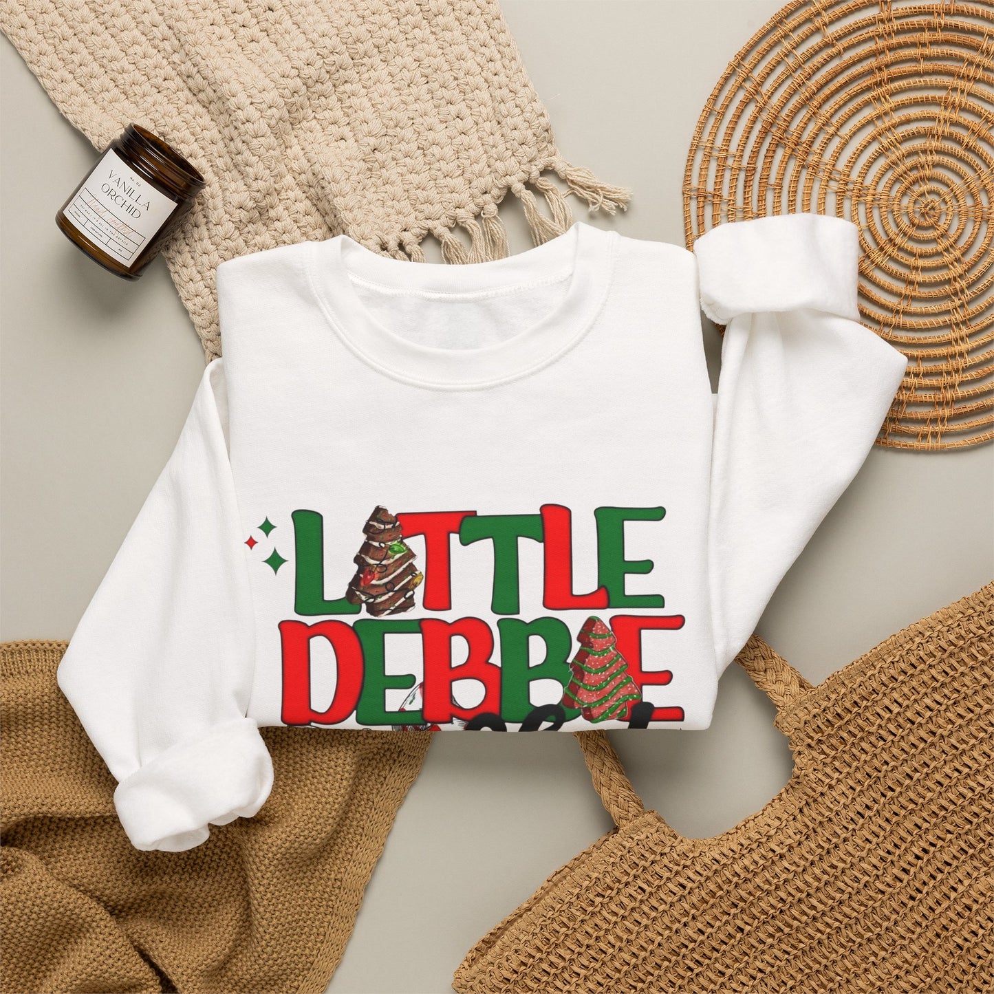 Little Debbie Slut Funny Christmas Sweater NEW Heavy Blend™ Crewneck Sweatshirt