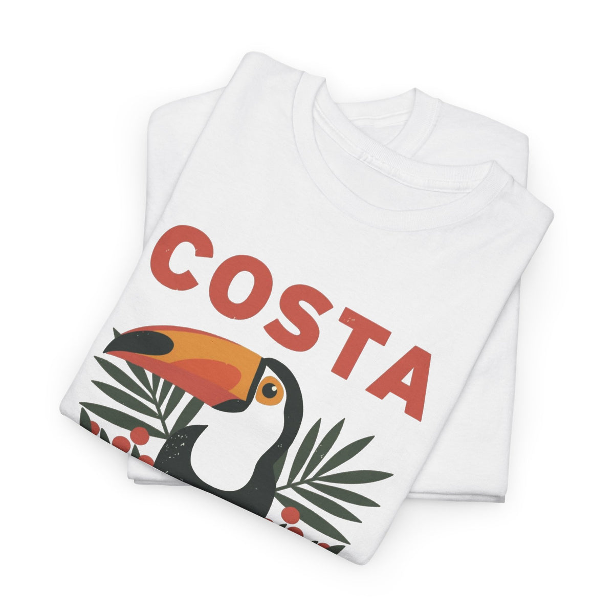 Costa Rica Graphic T Shirt Retro 80's Men's Heavy Cotton Tee