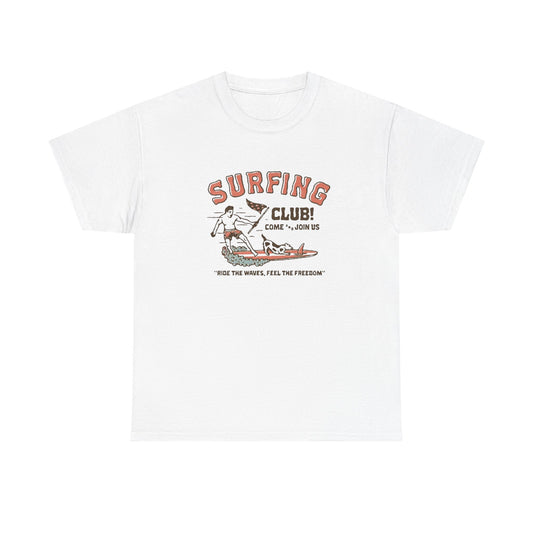 Surfing Club Graphic T Shirt ADULT NEW