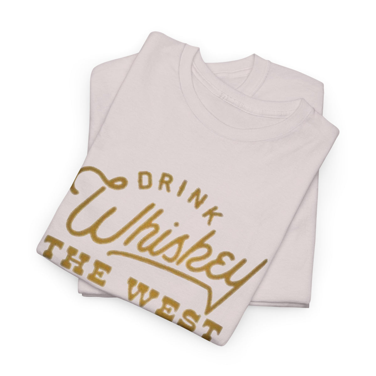 Drink Whiskey Graphic T Shirt Men's Classic Retro Heavy Cotton Tee