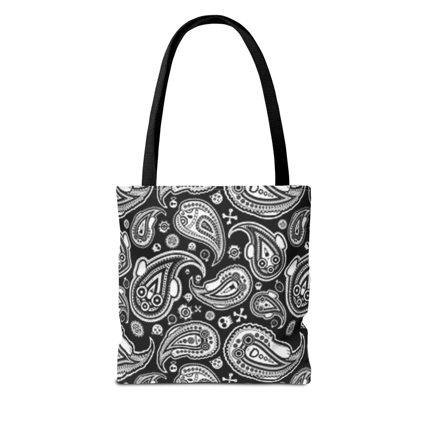 Black Paisley Multi Color BRAND NEW MODERN Tote Bag (AOP)