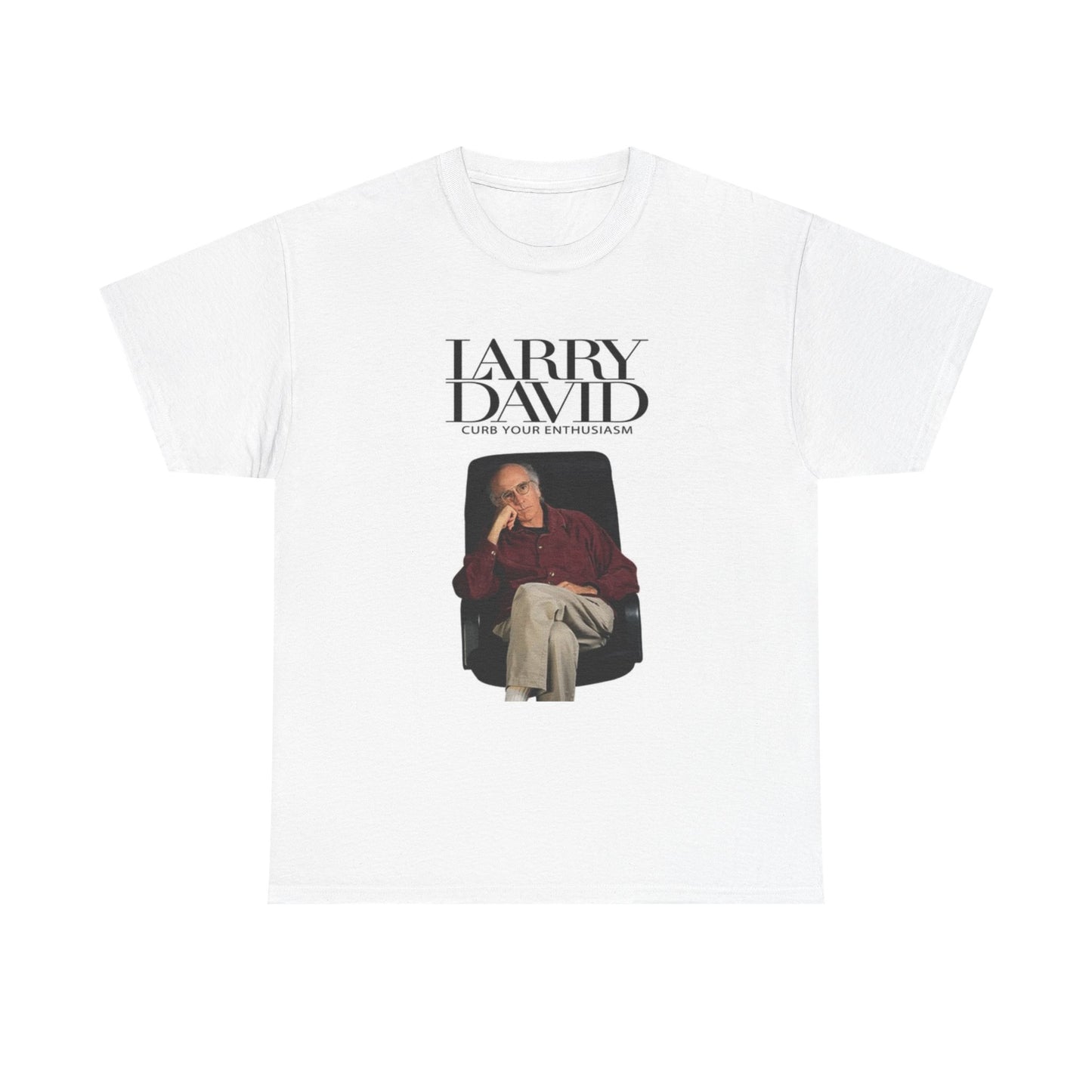 Larry David T shirt Comedy Therapy Curb Your Enthusiasm Unisex Heavy Cotton Tee
