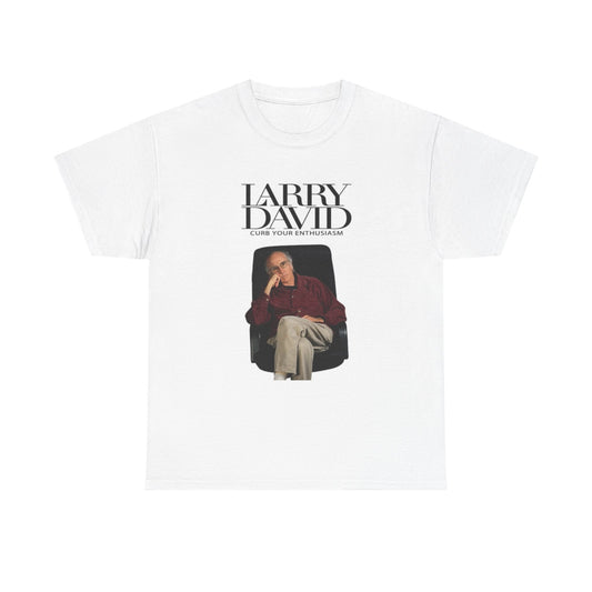 Larry David T shirt Comedy Therapy Curb Your Enthusiasm Unisex Heavy Cotton Tee